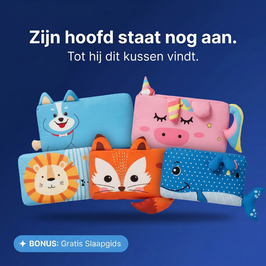 ZINIQ™ CalmNest Pillow - Voor kinderen die hun hoofd niet uit kunnen zetten.