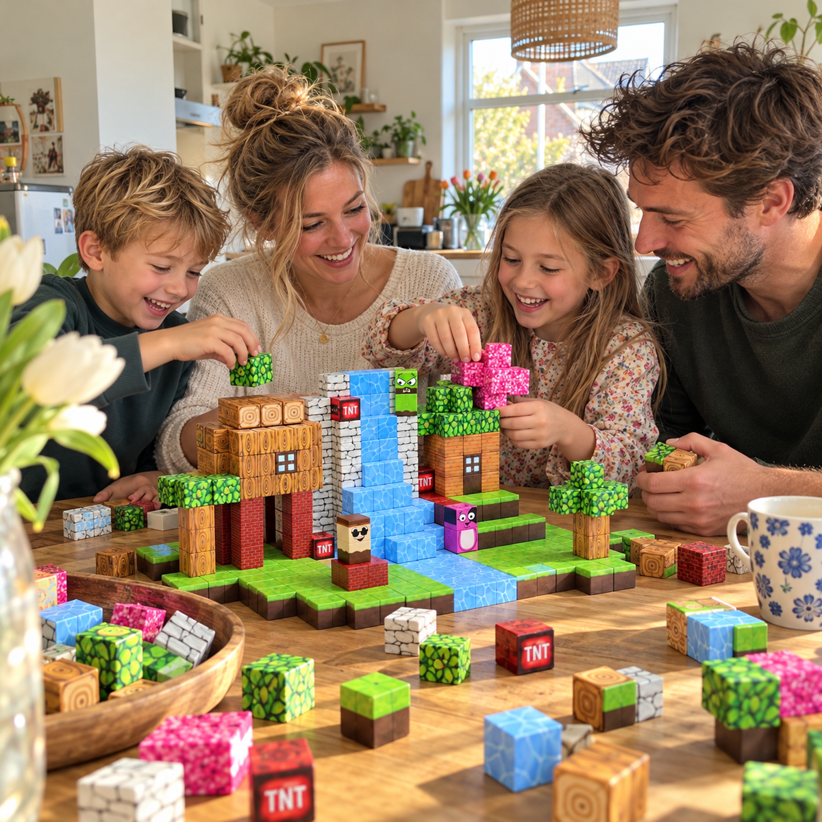 ZINIQ BouwWereld — Magnetische Minecraft Bouwblokken