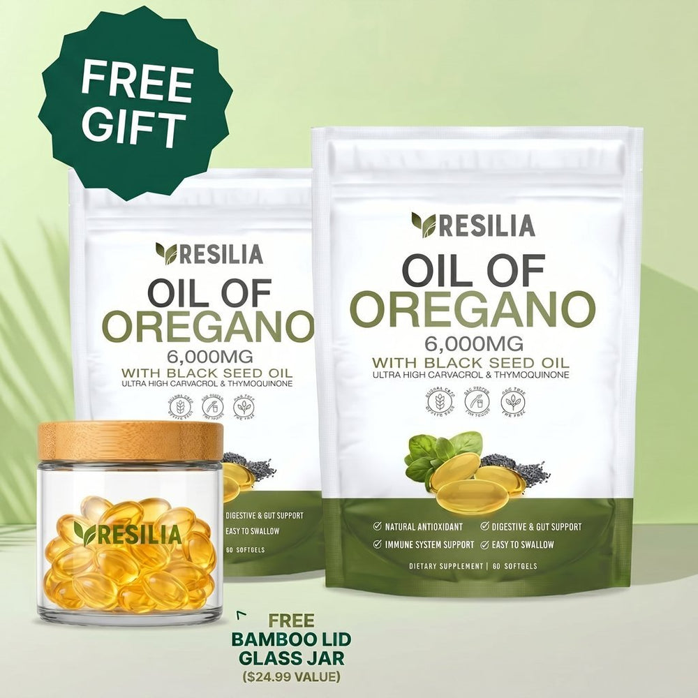 Resilia® Oregano Oil & Black Seed Oil Softgels