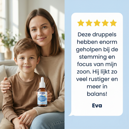 ZINIQ™ L-Methylfolaat | Meer rust. Meer focus en een kind dat zich weer goed voelt in zijn eigen hoofd.